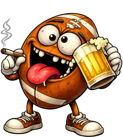 bleed blue fantasy football mascot