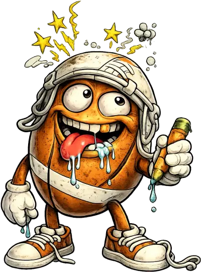 bleed blue fantasy football sacko mascot